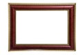 Red anf gold photo frame