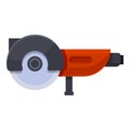 Red angle grinder cutting machine power tool for construction Royalty Free Stock Photo