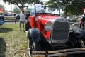 Red antique american car