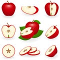 Red apple Royalty Free Stock Photo