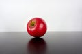 Red apple on a black background Royalty Free Stock Photo