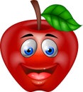 Red apple cartoon