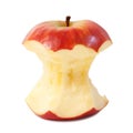 Red apple core Royalty Free Stock Photo