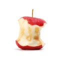 Red apple is eaten Royalty Free Stock Photo