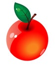 Red apple icon Royalty Free Stock Photo