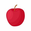 Red apple icon, cartoon style Royalty Free Stock Photo