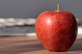 Red apple macro Royalty Free Stock Photo