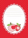 Red apple patchwork background