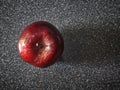 Red apple image from the top side