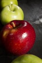Red apple stands out Royalty Free Stock Photo