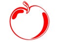 Red apple symbol