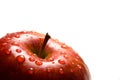 Red apple with water-drops Royalty Free Stock Photo