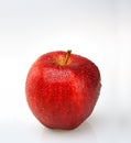 Red apple with water drops Royalty Free Stock Photo