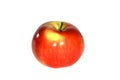 Red Apple on White Background