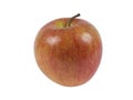 Red apple on white background