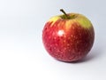 Red apple on a white background