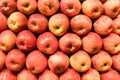 Red apples background