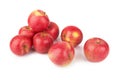 Red apples isolated