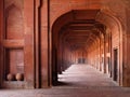 Red Archways in Mosque Royalty Free Stock Photo