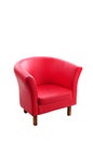 Red armchair