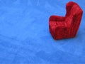 Red armchair Royalty Free Stock Photo