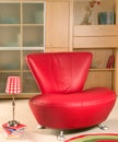 Red armchair Royalty Free Stock Photo