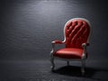 The red armchair Royalty Free Stock Photo