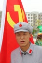 Red Army solider in uniform