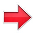 Red Arrow Button: Shiny 3D Right Navigation Icon Royalty Free Stock Photo