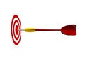 Red Arrow with Target