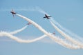 The Red Arrows aerobatic team Royalty Free Stock Photo