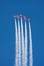 Red Arrows Aerobatics Royalty Free Stock Photo