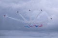 Red Arrows Air Display Team Royalty Free Stock Photo