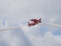 Red Arrows air display team Royalty Free Stock Photo