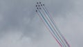 Red arrows at Airbourne Royalty Free Stock Photo