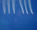 Red Arrows display Royalty Free Stock Photo