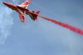 Red Arrows display RAF Fairford Royalty Free Stock Photo