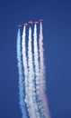 Red Arrows display team 02 Royalty Free Stock Photo