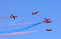 Red Arrows Display Team Royalty Free Stock Photo