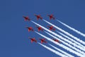 Red Arrows Display Team Royalty Free Stock Photo