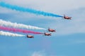 The Red Arrows display team Royalty Free Stock Photo