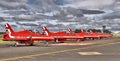 Red Arrows Display Team ready to go