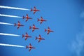 The Red Arrows, Eastbourne Royalty Free Stock Photo