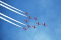 The Red Arrows, Eastbourne Royalty Free Stock Photo