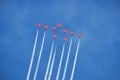 The Red Arrows, Eastbourne Royalty Free Stock Photo