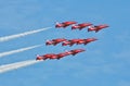 The Red Arrows, Eastbourne Royalty Free Stock Photo