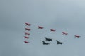 Red Arrows,ÃÂ Eurofighter Typhoon, and F-35 Lightning 2