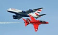 Red arrows in flight