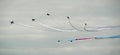 Red arrows formation flying