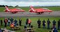 Red Arrows Hawk aircraft